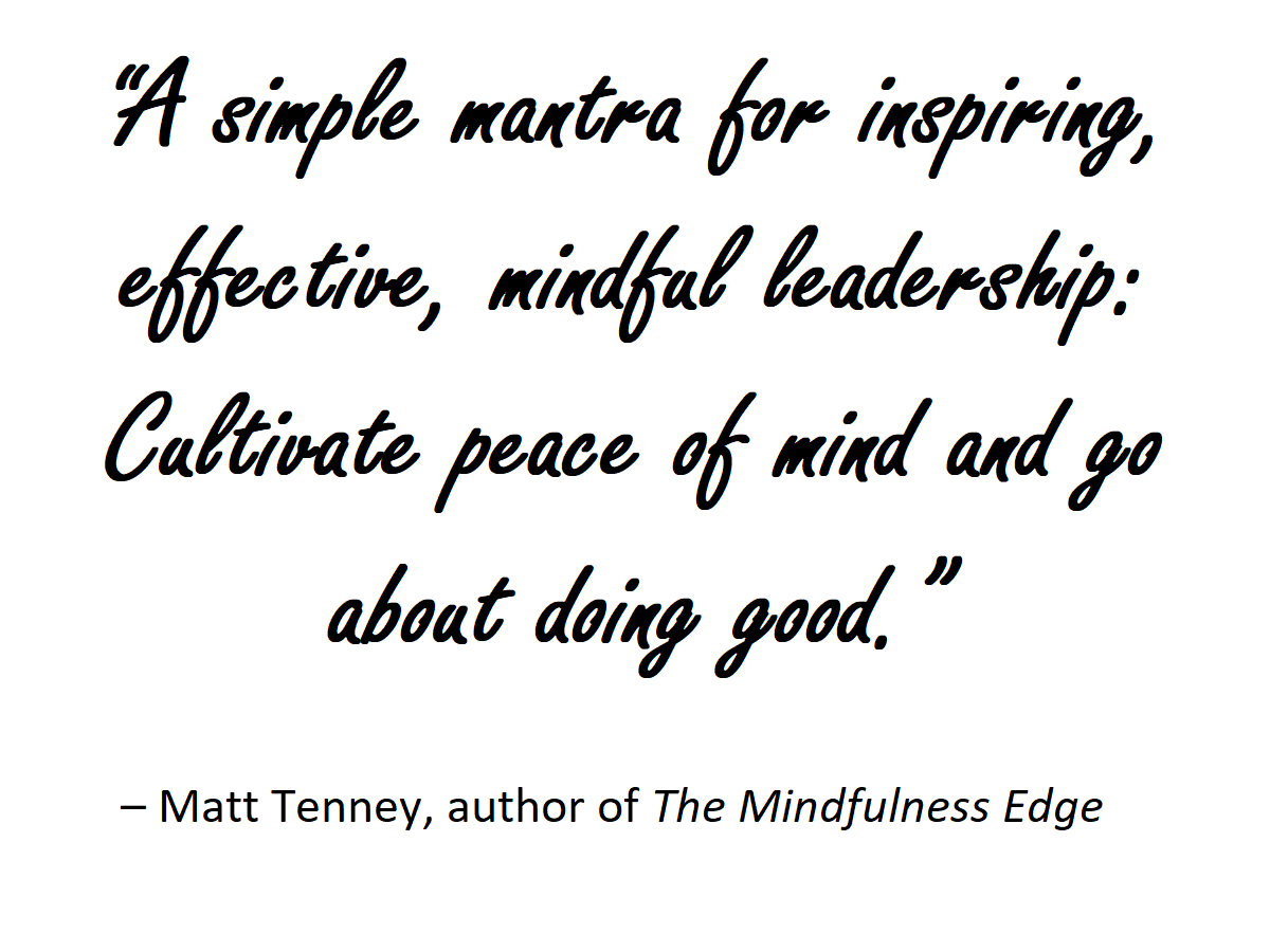 Mindful leadership quote